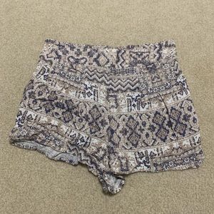 Tribal print shorts